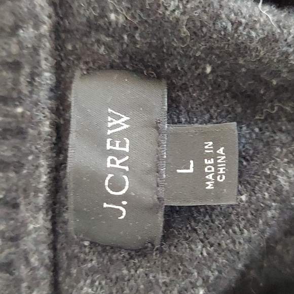 J. Crew sweater,  large,  black speckled, - Picture 4 of 10